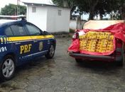 PRF apreende 180kg de fumo sem nota fiscal em Atalaia