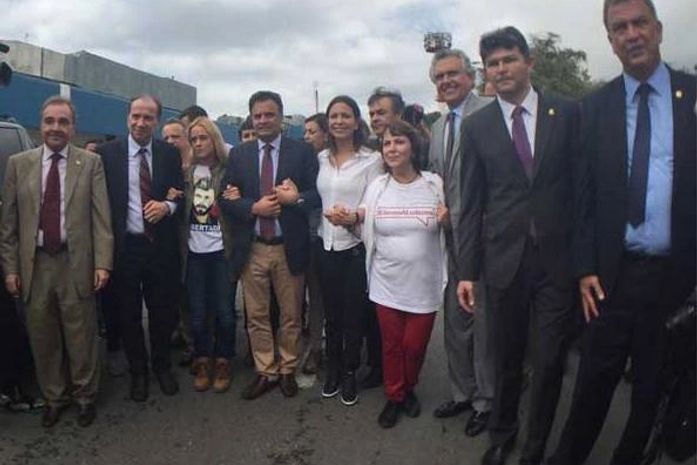 Comitiva: barrada na Venezuela