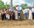 Prefeito Theobaldo Cintra inaugura passagem molhada no Sítio Riachão dos Luzias