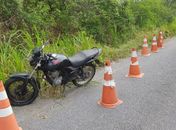 Condutor morre após motocicleta sair da pista e tombar em trecho da AL-105, em Boca da Mata