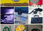 Polícia Militar registra apreensão de armas, drogas e recupera veículos em ações deflagradas no fim de semana