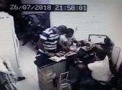 Imagens capturadas pela câmera de segurança