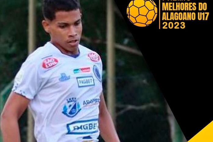 Atleta arapiraquense é eleito o melhor atacante e craque do interior no Alagoano sub17 2023