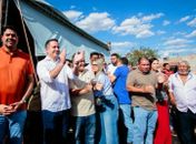 Com o governador Paulo Dantas, vice-prefeito eleito participa de entrega de obras em Monteirópolis