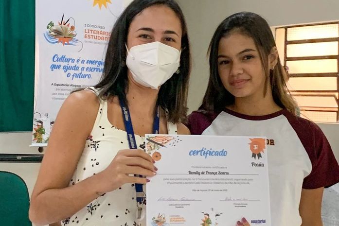 Concurso literário incentiva produção textual e premia alunos do município de Pão de Açúcar