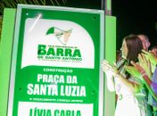 Prefeita Lívia Carla Inaugura a Nova Praça de Santa Luzia e Anuncia Vários Investimentos
