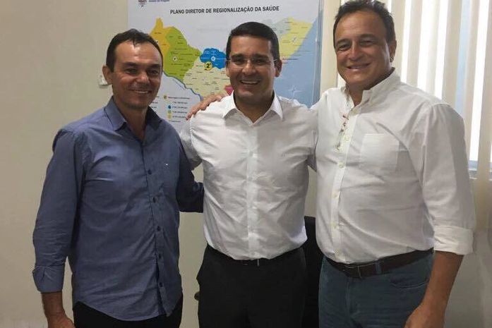 Prefeito Celino Rocha, Christian Teixeira e Galba Novaes