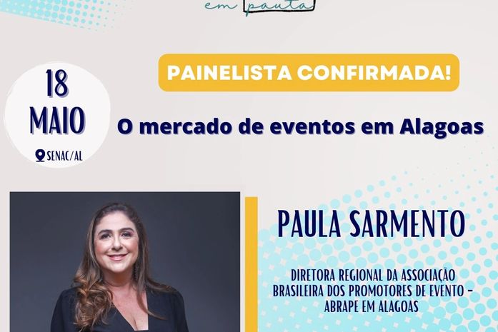 Alunos do Senac promovem Eventos em Pauta para profissionais e estudantes