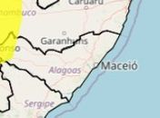 Inmet divulga alerta amarelo de baixa umidade para sete cidades do Sertão alagoano 