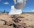 Em ato de vandalismo, cabos de cobre são furtados na área da Mão de Deus, na nova orla do Porto