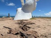 Em ato de vandalismo, cabos de cobre são furtados na área da Mão de Deus, na nova orla do Porto