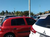 Motoristas protestaram nesta terça-feira (25) em Jaraguá