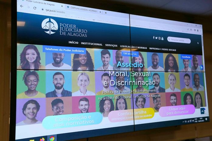 Combate ao assédio: TJAL lança página para receber denúncias