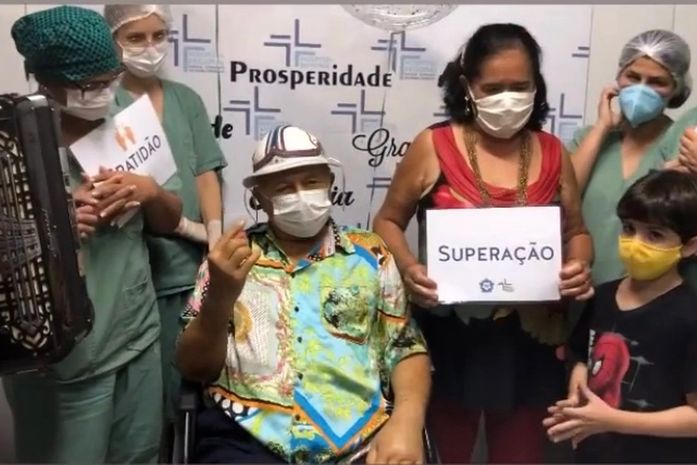 Mestre Afrísio Acácio vence o Covid-19 e recebe alta do Hospital Regional de Arapiraca