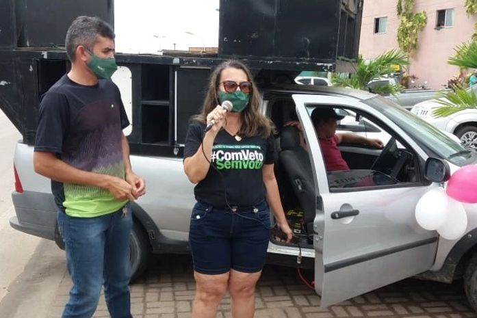 Servidores da educação realizam protestos em Teotônio Vilela