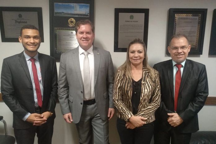 Prefeita de Major Isidoro, Santana Mariano se reúne com o Deputado Marx Beltrão
