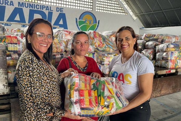 Assistência Social de Anadia realiza entrega de 400 cestas básicas