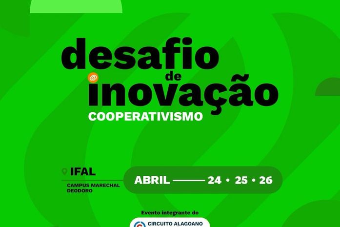 Inscrições abertas para o Desafio de Inovação que busca soluções para o cooperativismo em Alagoas