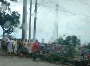 Moradores bloquearam Avenida Geraldo Melo em protesto
