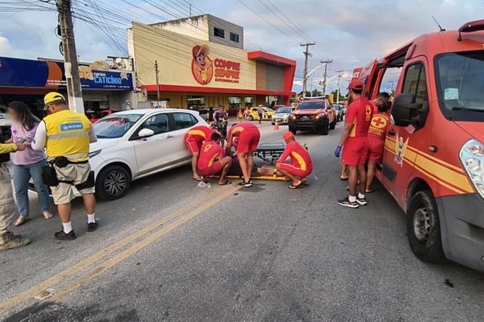 Motociclista embriagado provoca acidente e é detido pelo Ronda no Bairro no Francês