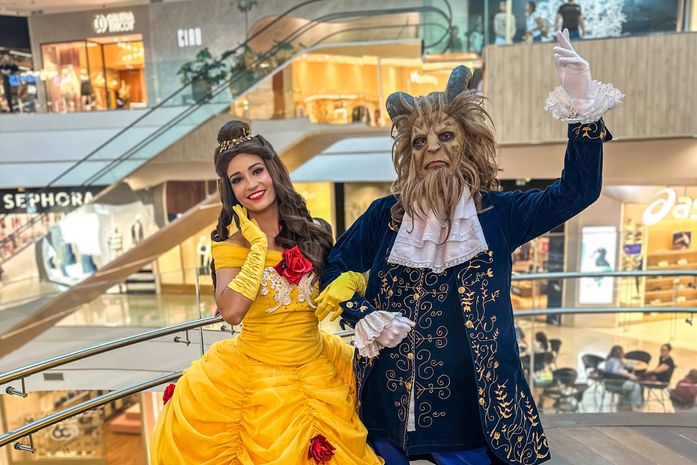 Parque Shopping Maceió promove Areninha Multi Kids com espetáculo "A Bela e a Fera"