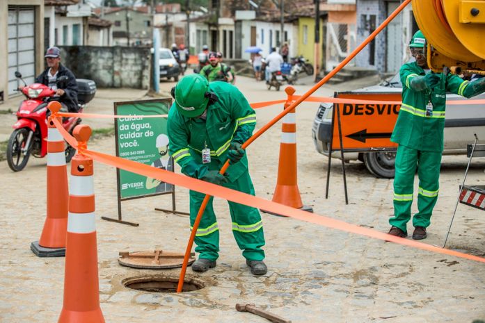 Verde Alagoas remove 140 toneladas de resíduos da rede de esgoto em municípios alagoanos