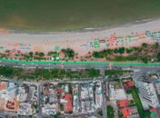 SMTT implanta faixa verde para pedestres na orla da Ponta Verde