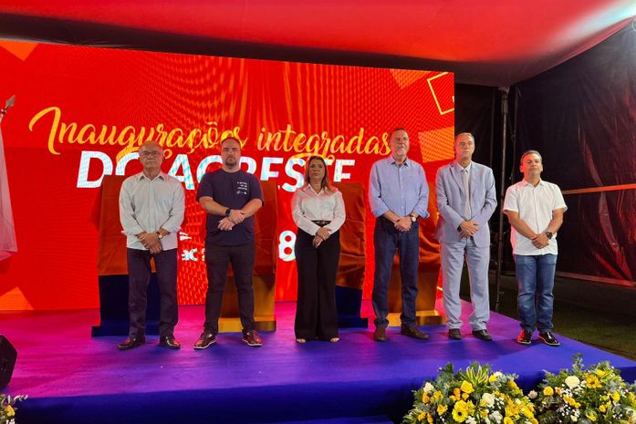 Rute Nezinho participa de inauguração de novos laboratórios, estação de energia solar e unidades móveis do Senac em Arapiraca