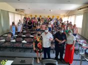 Prefeito George Clemente participa da formação dos professores da Educação Infantil