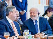 No Palácio do Planalto, Arthur Lira participa da solenidade de instalação da Comissão Nacional do G20