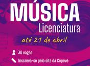 Ufal abre inscrições para ingresso no curso de licenciatura em Música