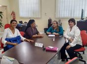 Secretária da Mulher de São Miguel se reúne com secretária de Estado da Mulher