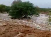 Fortes chuvas com raios e trovões atingem quatro cidades do Sertão do Estado