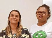



Wilza Rosa, presidenta do CEPSSAL dá posse a Valderez Brito, do Quilombo de Birros, em  Teotônio Vilela
