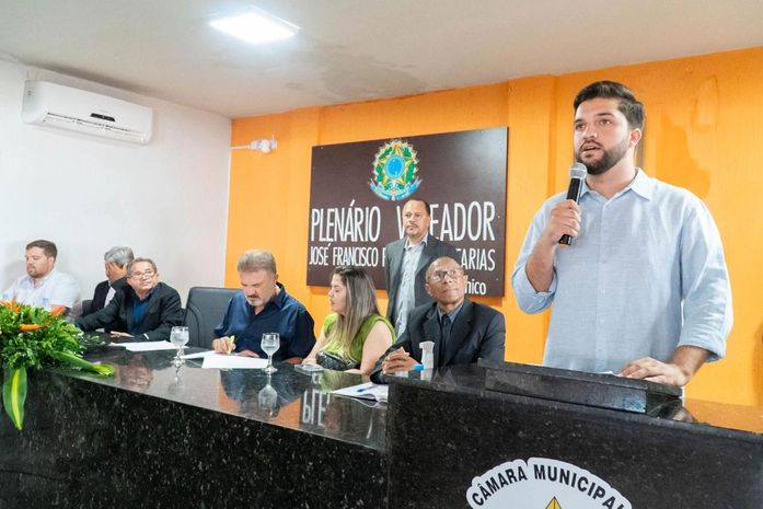 Prefeito Lucas Santos apresentou balanço de sua gestão na abertura do ano legislativo