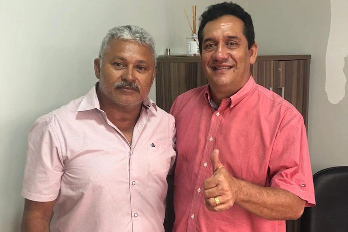 Severino Pessoa e o ex-prefeito de Santana do Ipanema, Mário Silva.