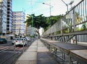 Prefeitura monta estrutura para o desfile das escolas de samba
