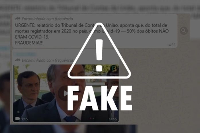 É falso que relatório do TCU questione mortes por Covid-19 no Brasil