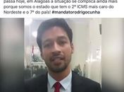 Treta na rede social? secretário da fazenda de AL critica Rodrigo Cunha