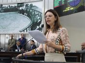 “Cada votação deve sempre olhar e apontar investimentos para e nas mulheres”, defende Jó em discurso na ALE