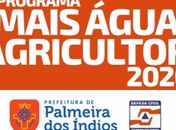 Prefeitura de Palmeira iniciará programa Mais Água Agricultor 2026 na próxima segunda-feira (12)
