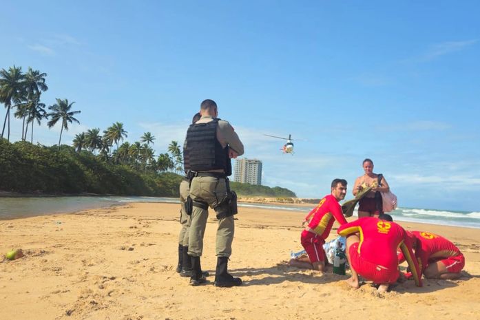 Homem é resgatado inconsciente após afogamento em Jacarecica