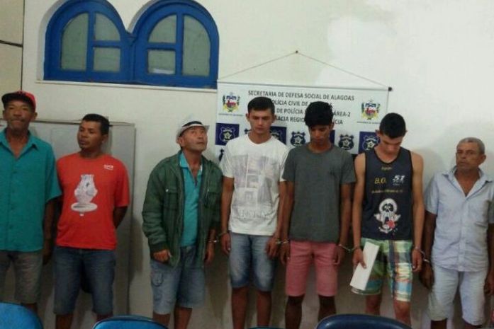 Sete homens são presos em Arapiraca