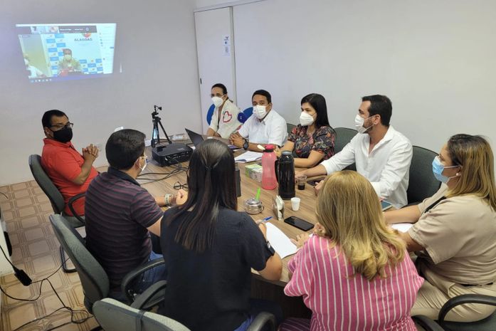 Cosems/AL discute com AMA e Sesau estratégias para vacinar público infantil contra a Covid-19