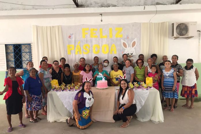 Assistência Social de Branquinha celebra a Páscoa com grupo da melhor idade