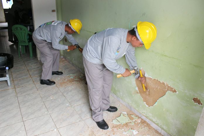 Minha Casa Melhor: Prefeitura inicia reforma das residências danificadas pelas chuvas em Marechal Deodoro