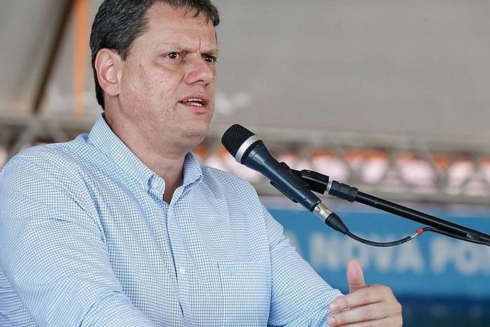 ministro da Infraestrutura, Tarcísio Gomes de Freitas