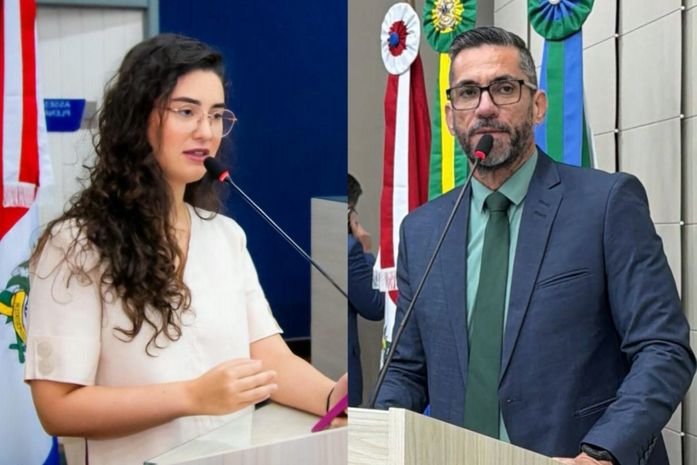 Teca Nelma e Leonardo Dias