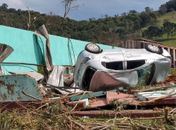 Tempestade em Santa Catarina afeta 26 cidades e deixa 830 desabrigados