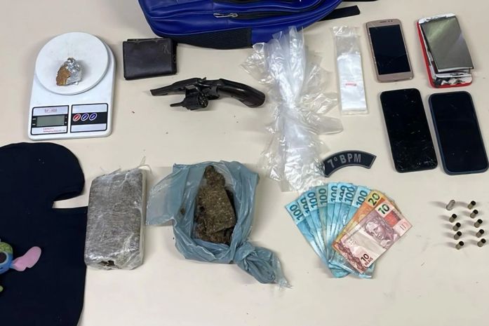Quatro homens são presos em pose de armas e 540g de drogas no interior de Alagoas
